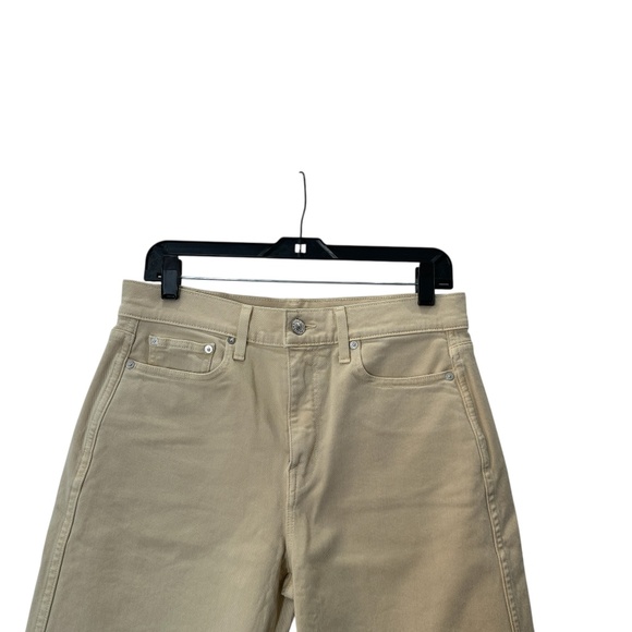 $245 AYR Ivory The Beat Drop Barrel Leg Jean Size 28 - Picture 3 of 9